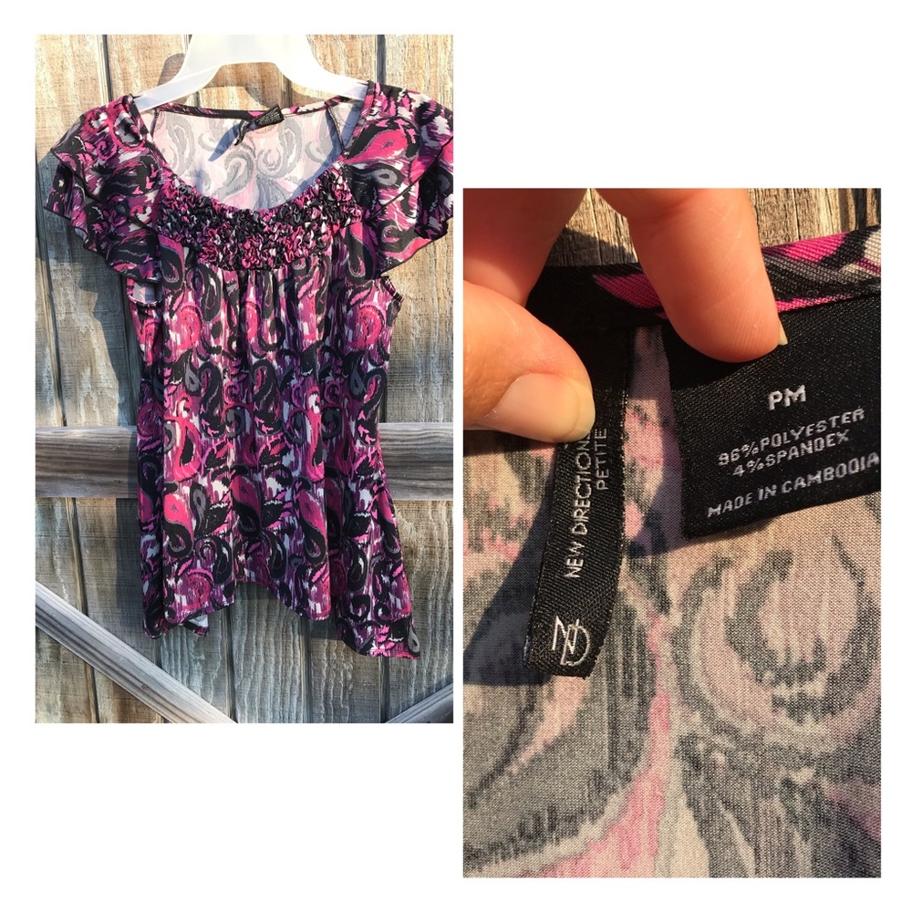 New Directions Petite Medium Top
